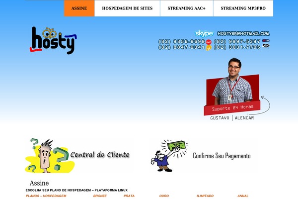 hosty.com.br site used Novotema