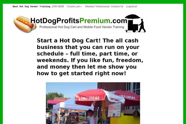 hotdogprofitspremium.com site used Twenty Sixteen