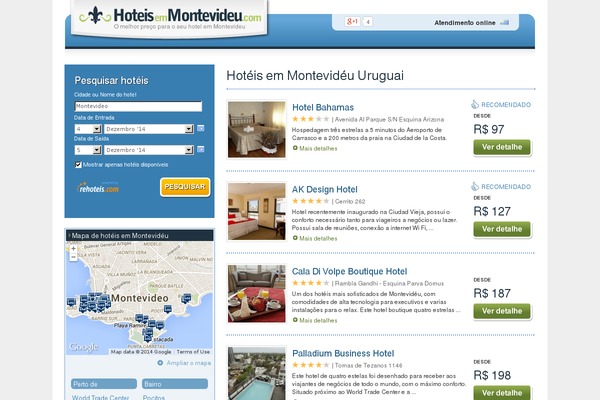 hoteisemmontevideu.com site used Mtg-blogs