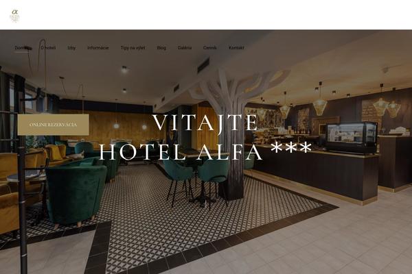 hotel-alfa.sk site used Kinsley