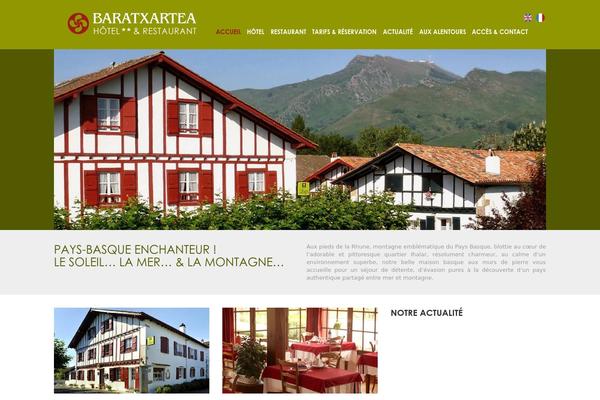 hotel-baratxartea.com site used Baratxartea