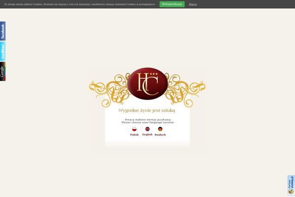 Hc theme site design template sample