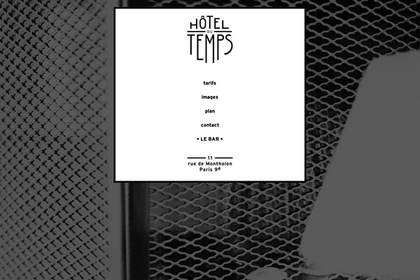 hotel-du-temps.fr site used Darkwhite