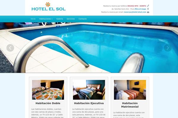 hotel-elsol.com site used Ambasador