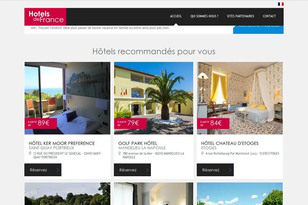 hotel-france.com site used Sweethome-child