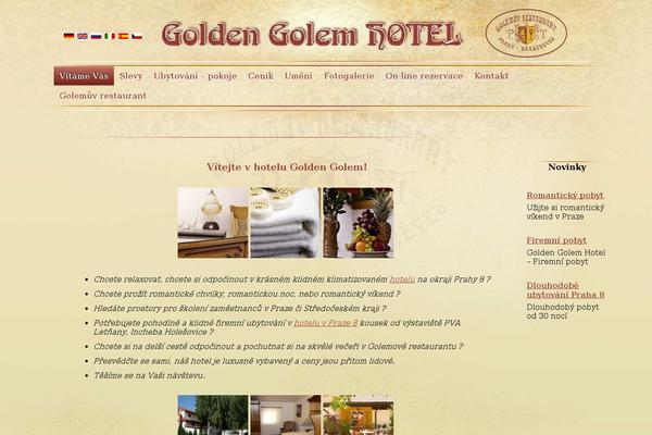 hotel-golem.cz site used Hotel