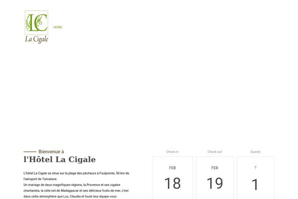 Hotel-wp-child theme site design template sample