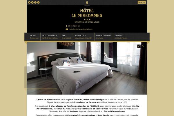 hotel-le-miredames.com site used Nice Hotel