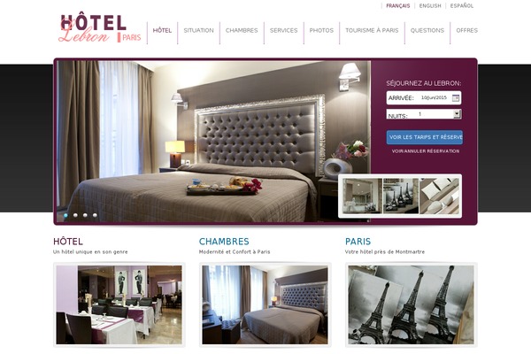 hotel-lebron.com site used Hotelrivieraylebron