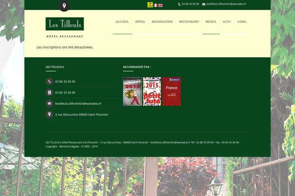 Soho Hotel theme site design template sample