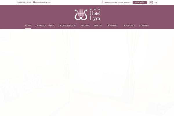 Lyra theme site design template sample
