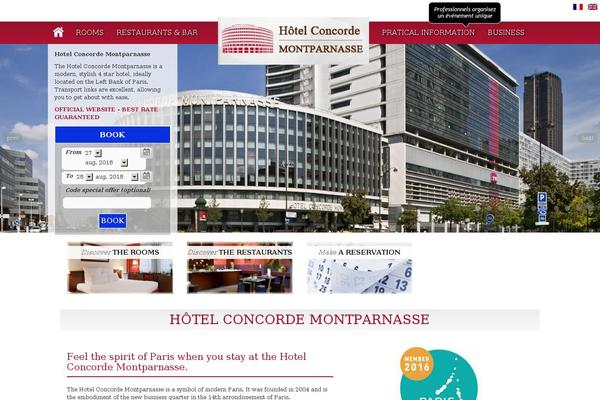hotel-montparnasse.com site used Smtheme