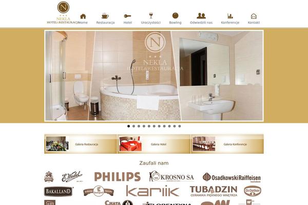 hotel-nekla.pl site used Hotelnekla