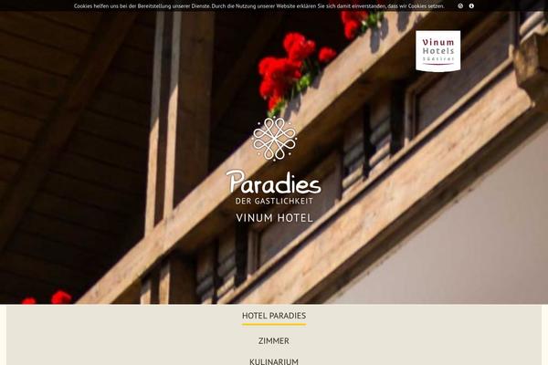 hotel-paradies.com site used Blank-bootstrap-wp-theme-master