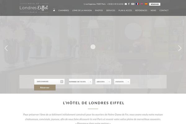 hotel-paris-londres-eiffel.com site used Theluxury-v1-00