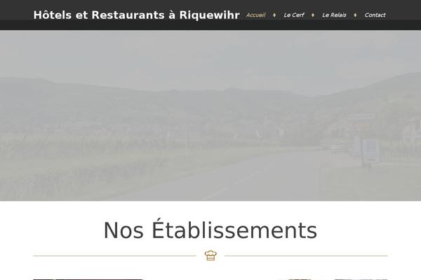 Bonappetit theme site design template sample