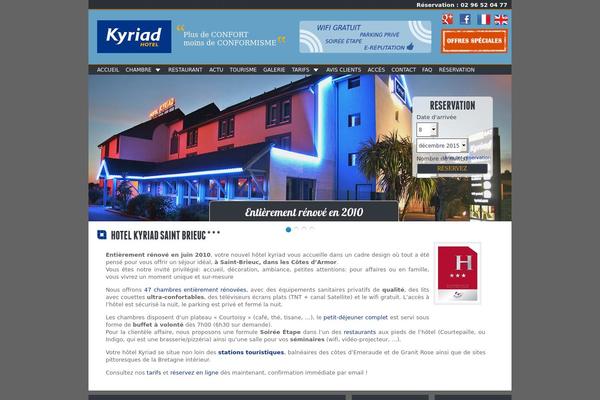 hotel-st-brieuc.com site used Kyriad