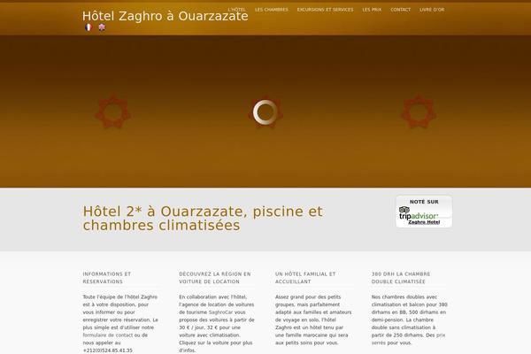hotel-zaghro.com site used Lumhotel