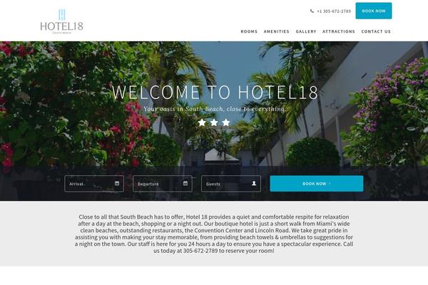 hotel18.net site used Aspiration