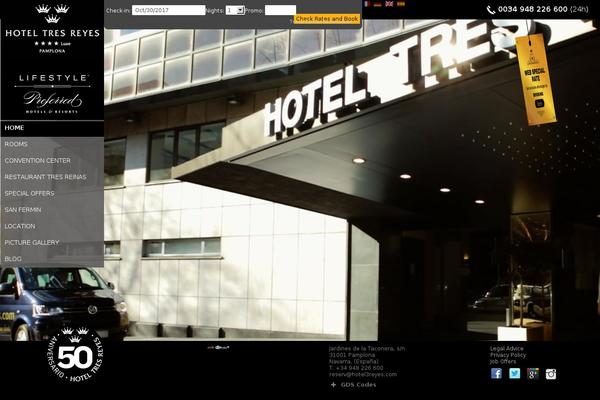 hotel3reyes.com site used Tresreyes