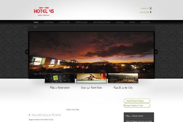 hotel45baguio.com site used Welcome Inn Parent