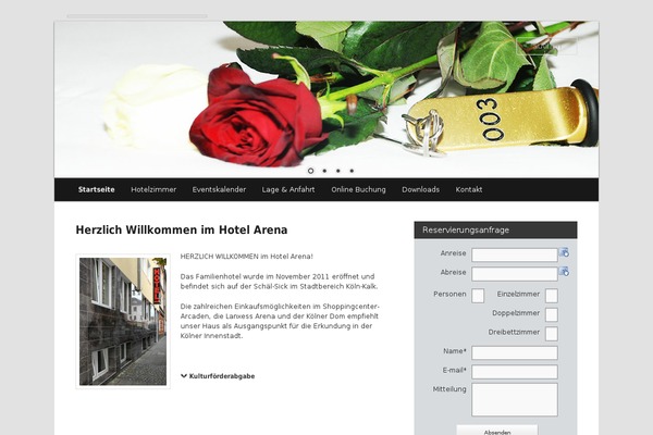 hotelarena-cologne.com site used HotelBooking