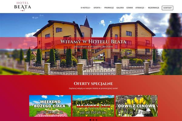 hotelbeata.pl site used Bigblanktheme