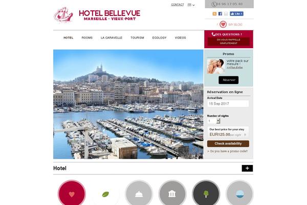 hotelbellevuemarseille.com site used Cozystay