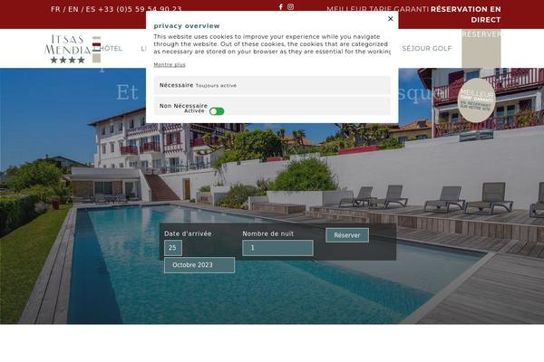 hotelbidart.com site used Itsasmendia