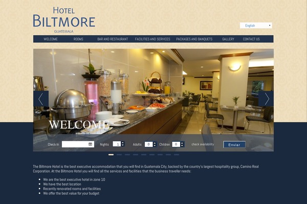 hotelbiltmore.com.gt site used Hotelbiltmore