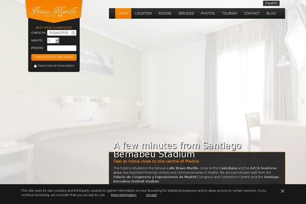 Mirai theme site design template sample