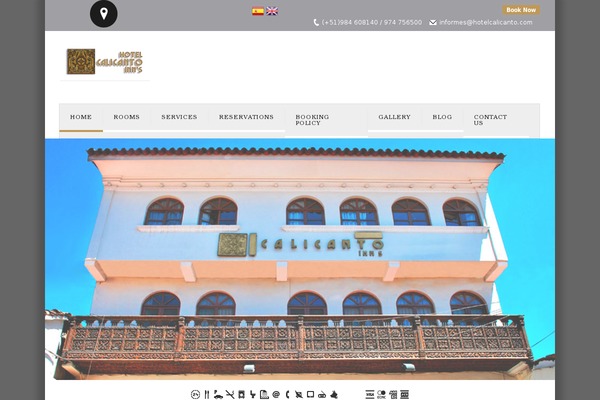 Soho Hotel theme site design template sample