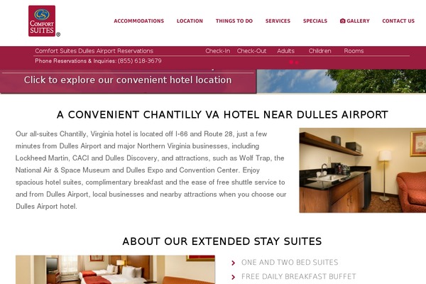 hotelchantilly.com site used Bdm-comfortsuites