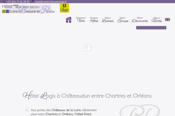 hotelchateaudunlogis.fr site used Kora-wp-child