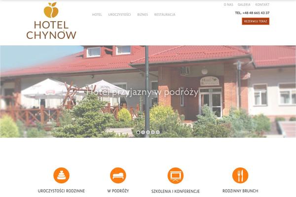 hotelchynow.pl site used Spero-chynow-medacorp