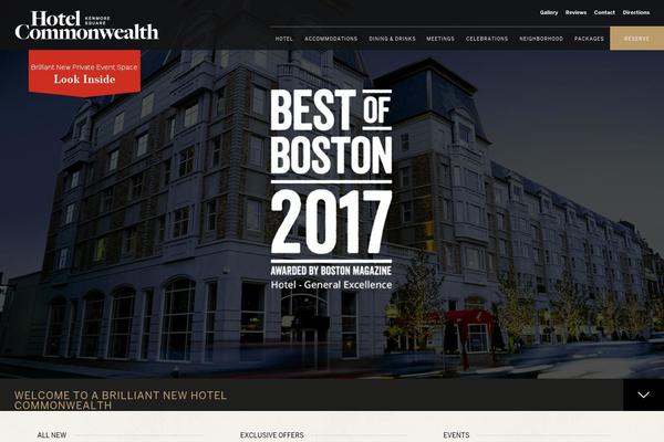 hotelcommonwealth.com site used Spherical-commonwealth