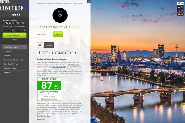 hotel-concorde theme websites examples