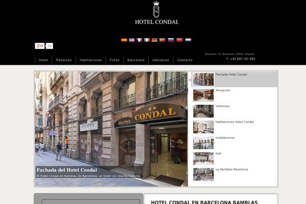 hotelcondal.es site used Condal-divi-child