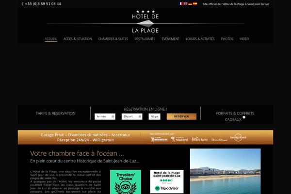 hoteldelaplage.com site used Hotel-plage