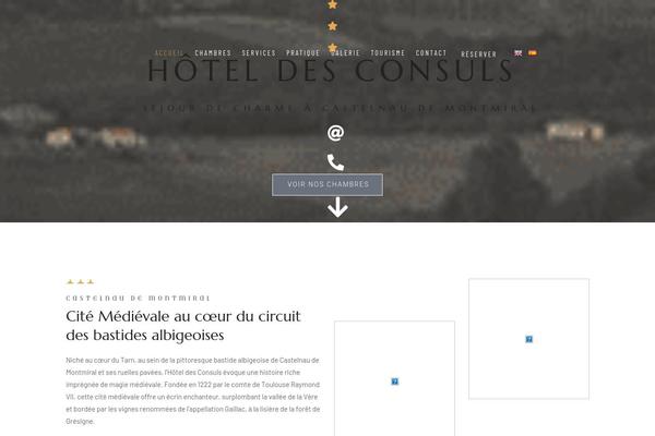 Site using Motopress-hotel-booking plugin