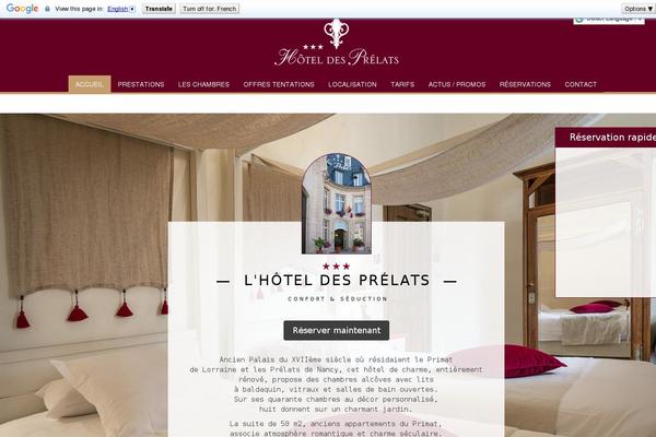 hoteldesprelats.com site used Ktheme-hoteldesprelats