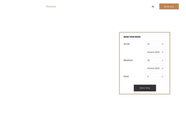 Benedicta theme site design template sample