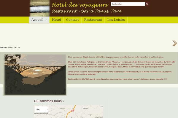 hoteldesvoyageurs-tarn.com site used Restaurant_theme