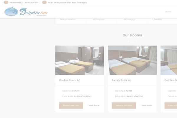 Soho Hotel theme site design template sample