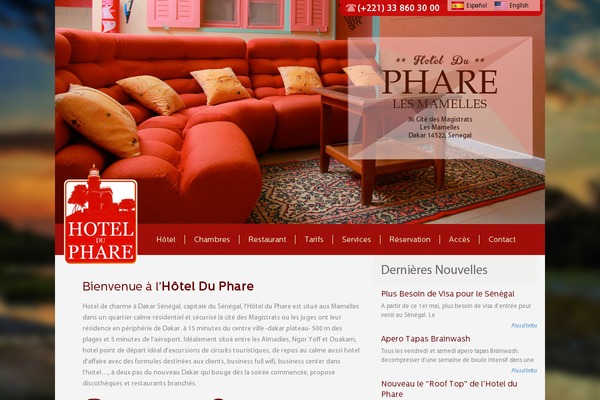 hotelduphare-dakar.com site used Hdp_theme