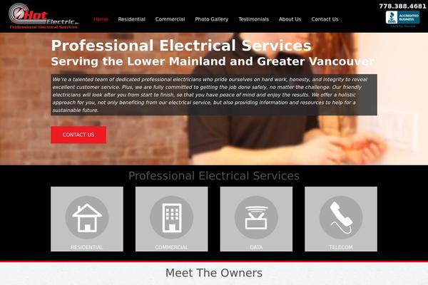 hotelectric.ca site used Hotelectric