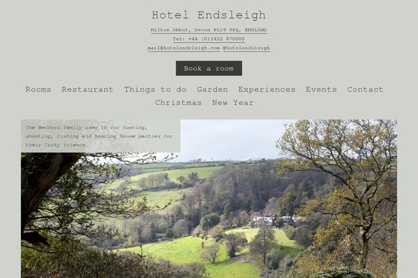 hotelendsleigh.com site used Endsleigh