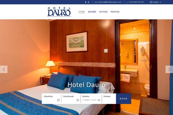 hoteles-dauro.com site used Hoteles-dauro