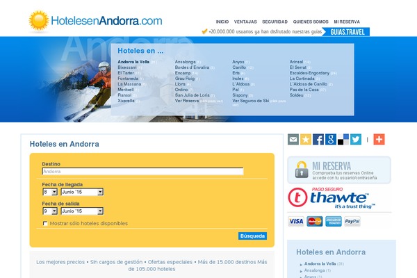 hotelesenandorra.com site used Hoteles-playa_v2