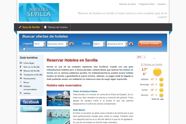hotelesensevilla.es site used Hoteles-baratos